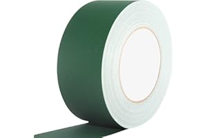 AMOGATO Green Gaffer Tape 2 Inch x 27 Yard,Gaffers Tape Green,Rubber Adhesive Leaves No Residue,Waterproof,Multipurpose,Easy to Tear,Great for Concerts, Weddings or More