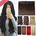 5 clip curly hair extensions 24