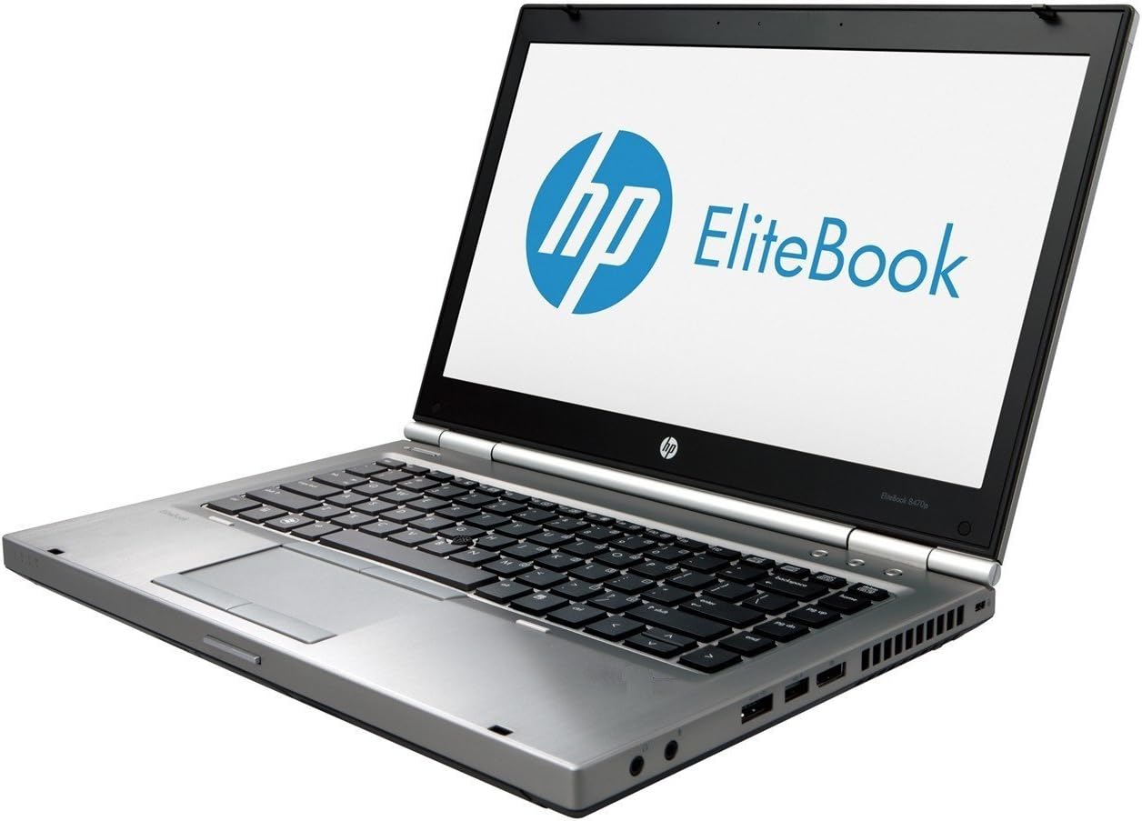 HP EliteBook 8470p Core i5-3320M 2.6Ghz, 8GB DDr3, 240GB SSD, Webcam, DVDrw, Windows 10 (64-bit), Wifi (Renewed)