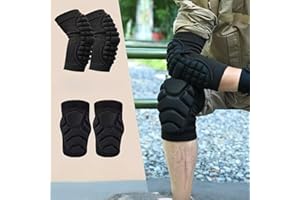 4pcs Universal Men's and Women's Knee and Elbow Equipment Set - Adjustable Cushioning Pads, Made of Moisture-Wicking Fabric (
