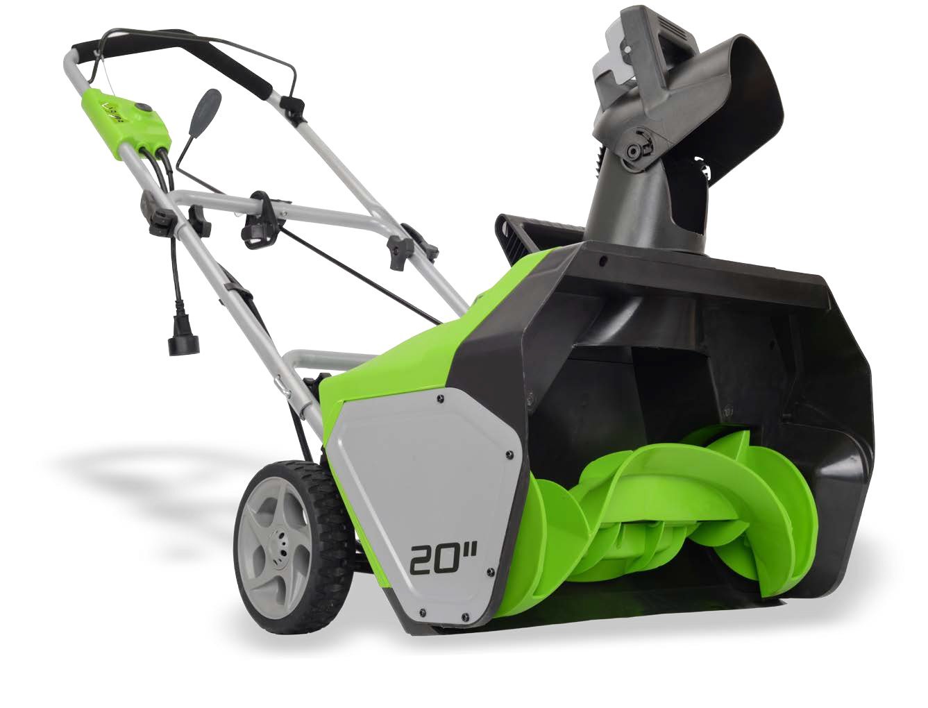 GreenWorks Amp Corded Snow Thrower with Light Kit - Image 3