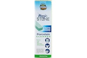 COMPAC HOME Compac Magic-Stone Porcelain Cleaner, Green Product, Made from Recycled Glass, Scouring Stick Toilet Cleaner, Removes Stubborn Lime Stains from Porcelain or Bathroom Fixtures, 1 Count