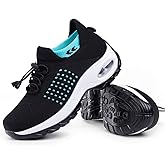 Women's Walking Shoes Sock Sneakers - Mesh Slip On Air Cushion Lady Girls Modern Jazz Dance Easy Shoes Platform Loafers