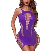 Famstar Sexy Lingerie for Women Naughty Fishnet Lingerie Set Bodysuit Outfits Teddy Babydoll Erotic Mesh Women’s Outfits