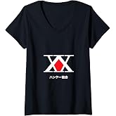 Womens Hunter X Hunter Logo V-Neck T-Shirt