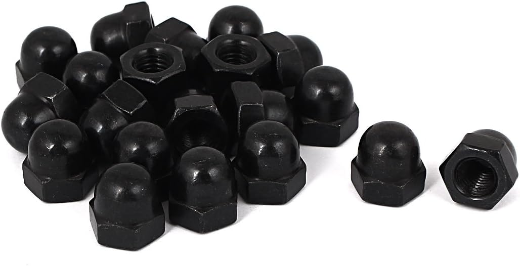 uxcell Acorn Hex Cap Nuts 20Pcs M8 Dome Nuts Carbide