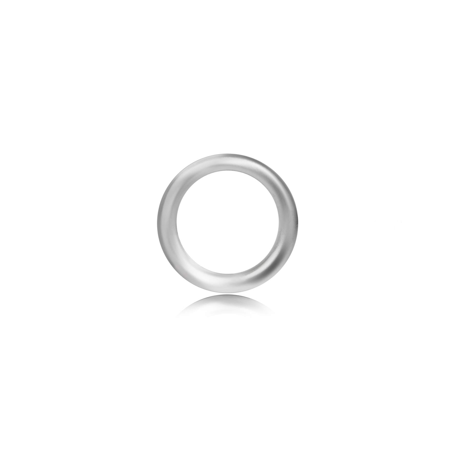 The Jewellery Store London Close Jump Rings 10 Pcs Pack Nickel-Free 925 Sterling Silver, 12mm Diameter, 1.5mm Thickness