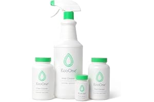 Deep Clean Kit by EcoOne | Comes with Spa & Hot Tub Filter Cleaner, Pipe Cleaner, Hot Tub Shell Cleaner, & Filter Boost | All-Natural, Chlorine-Free, & Fragrance-Free Spa Cleaners | Deeply Cleans
