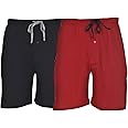 Hanes Mens 2 Pack Cotton Sleep Short, 7.5" Inseam, Comfortable and Breathable, Assorted Colors