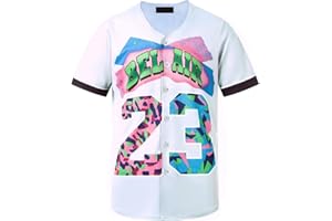 HOPSHION 90s Bel Air Baseball Jersey for Women