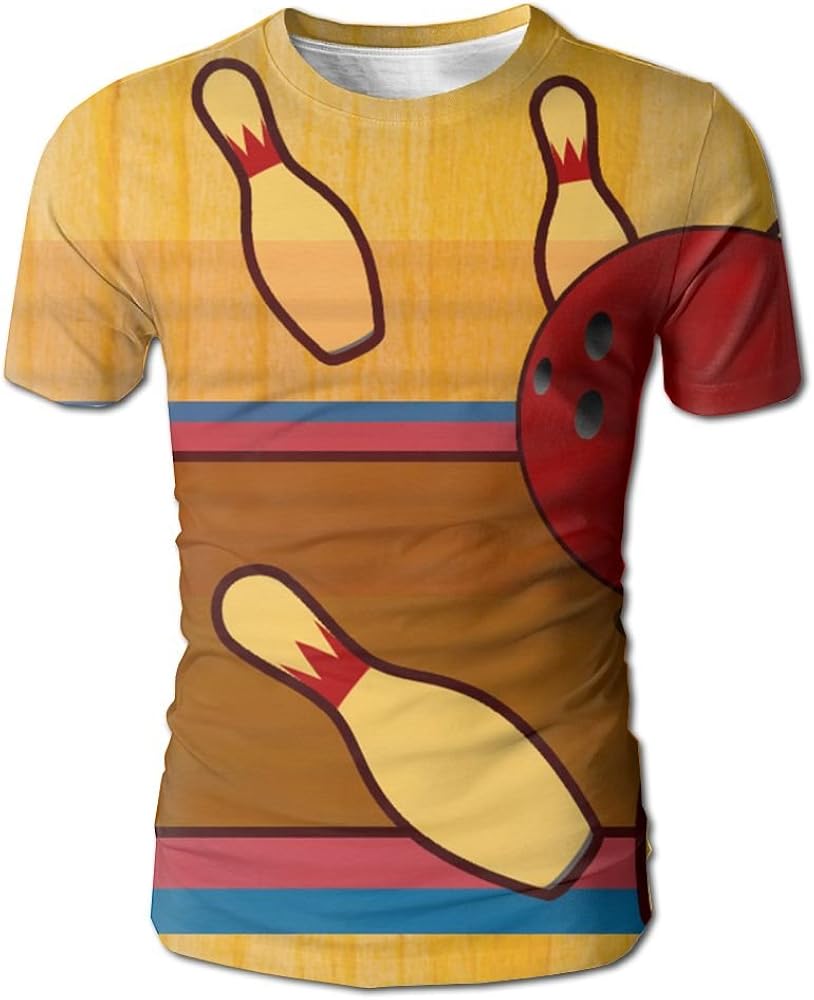 Bowling Ball Unisex Novelty TShirt Short Sleeve Crewneck