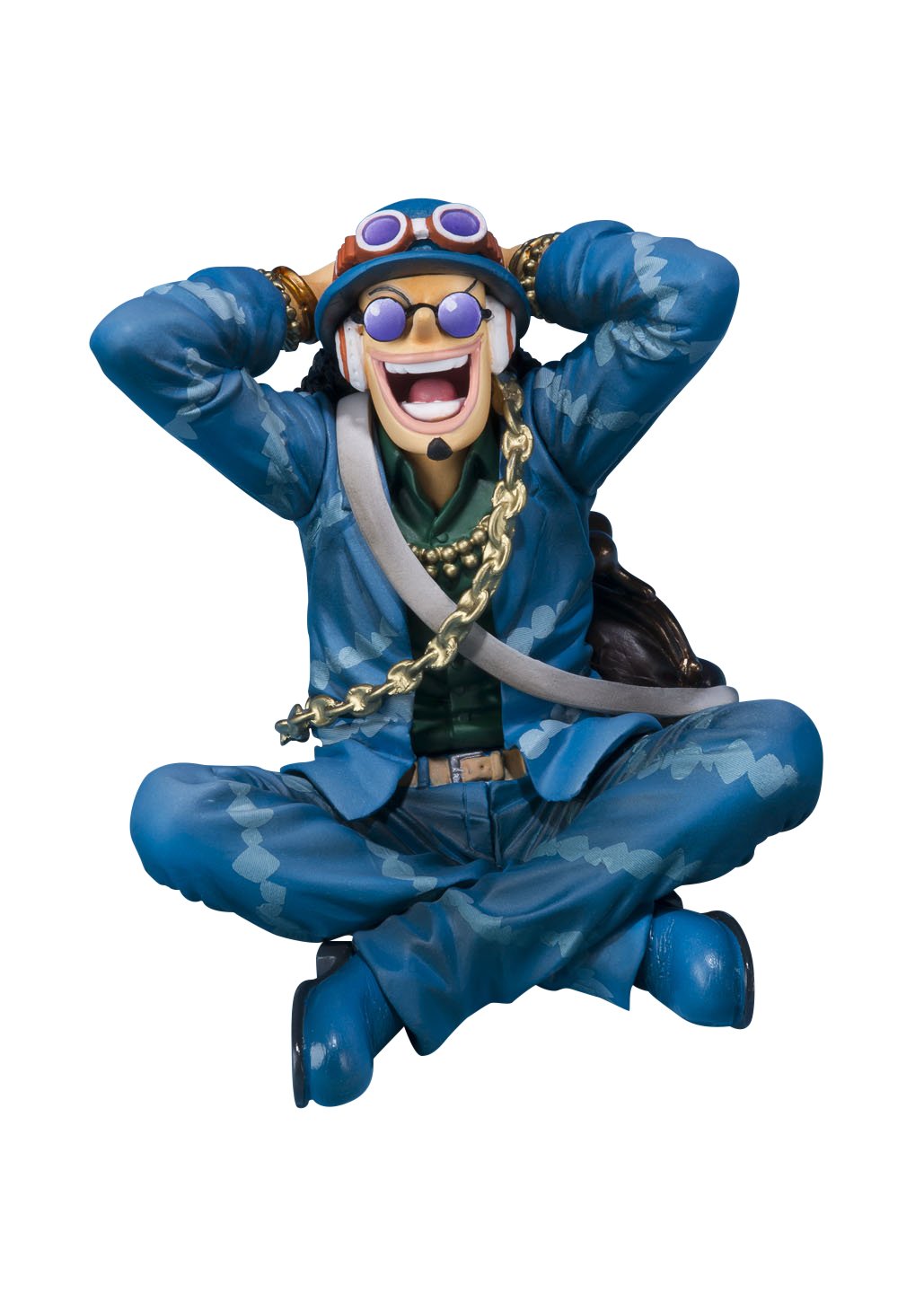 Bandai Tamashii Nations 20th Anniversary Version One Piece Usopp Action Figure, multicolor