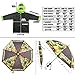 Nickelodeon Boys' Little Kids Umbrella and Slicker, TMNT Toddler Rain Wear Set, for Ages 2-3, Medium, Age 4-5