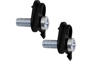 FOLOSEM WR01X25070 Refrigerator Door Handle Mounting Stud for Fits GE Refrigerator Freezer Handle Replacement Parts -AP7175647 WR01X39781 -Black（2Pack）