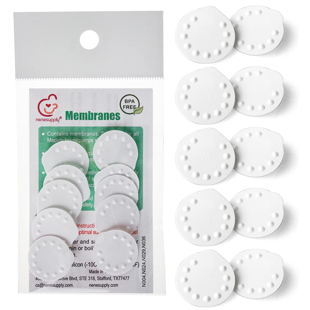 Nenesupply10 pc Membranes Compatible with Medela Valve and Nenesupply Valve. Not Original Medela Membrane. Compatible with Pump in Style Advanced Symphony Harmony Breast Pump