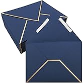 50 Pack 5x7 Envelopes Self Seal, Blue 5x7 Envelopes for Invitations with Self-Adhesive A7 Envelopes Self Seal for Weddings, Invitations, Photos, Postcards, Greeting Cards Mailing,Graduation