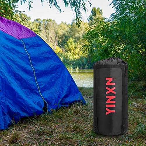 YINXN Compression Stuff Sack, 46L Sleeping Bags Storage Stuff Sack Organizer Water Resistant Camping Hiking Backpacking for Travel (Large)
