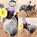 UEETEK Dog Rider Costume: Halloween Dog Costume, Fits Dogs Under 7KG