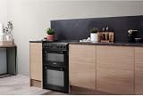 Hotpoint HD5V92KCB 50cm Double Cavity Electric Cooker Black Ceramic Hob view 5