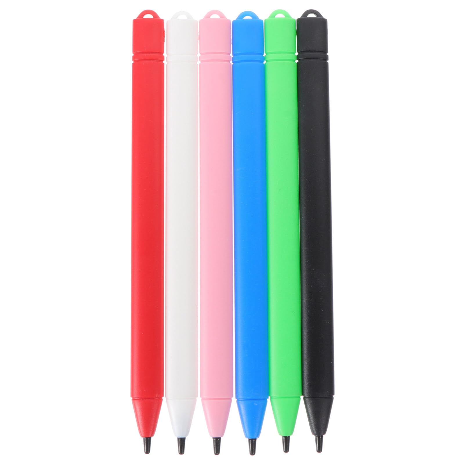 Hemobllo Stylus Drawing Pen for LCD Writing Tablet - 6 Pcs Plastic LCD Writing Tablet Stylus Replacement Drawing Pen for Colorful s, Random Color