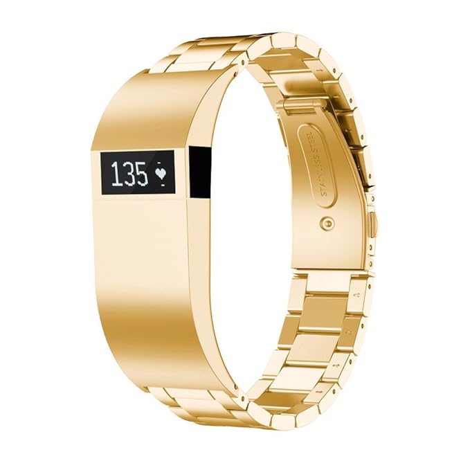 Metallarmband für Fitbit Charge HR ,COLORFUL Ersatzarmband Edelstahl Uhrenarmband Replacement Wechselarmband watch band für F