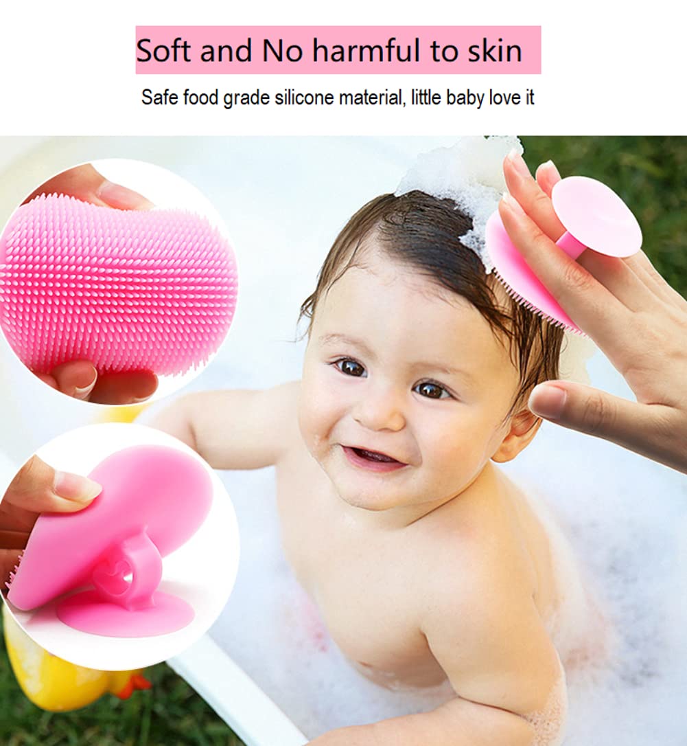 Super Soft Silicone Face Cleanser and Massager Brush FBFL Manual Facial Cleansing Brush Handheld Mat Scrubber For Sensitive, Delicate, Dry Skin (Pack of 2): Beauty