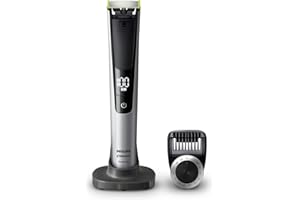 Philips Norelco, Oneblade QP652070 Pro Hybrid Electric Trimmer and Shaver, Black/Silver
