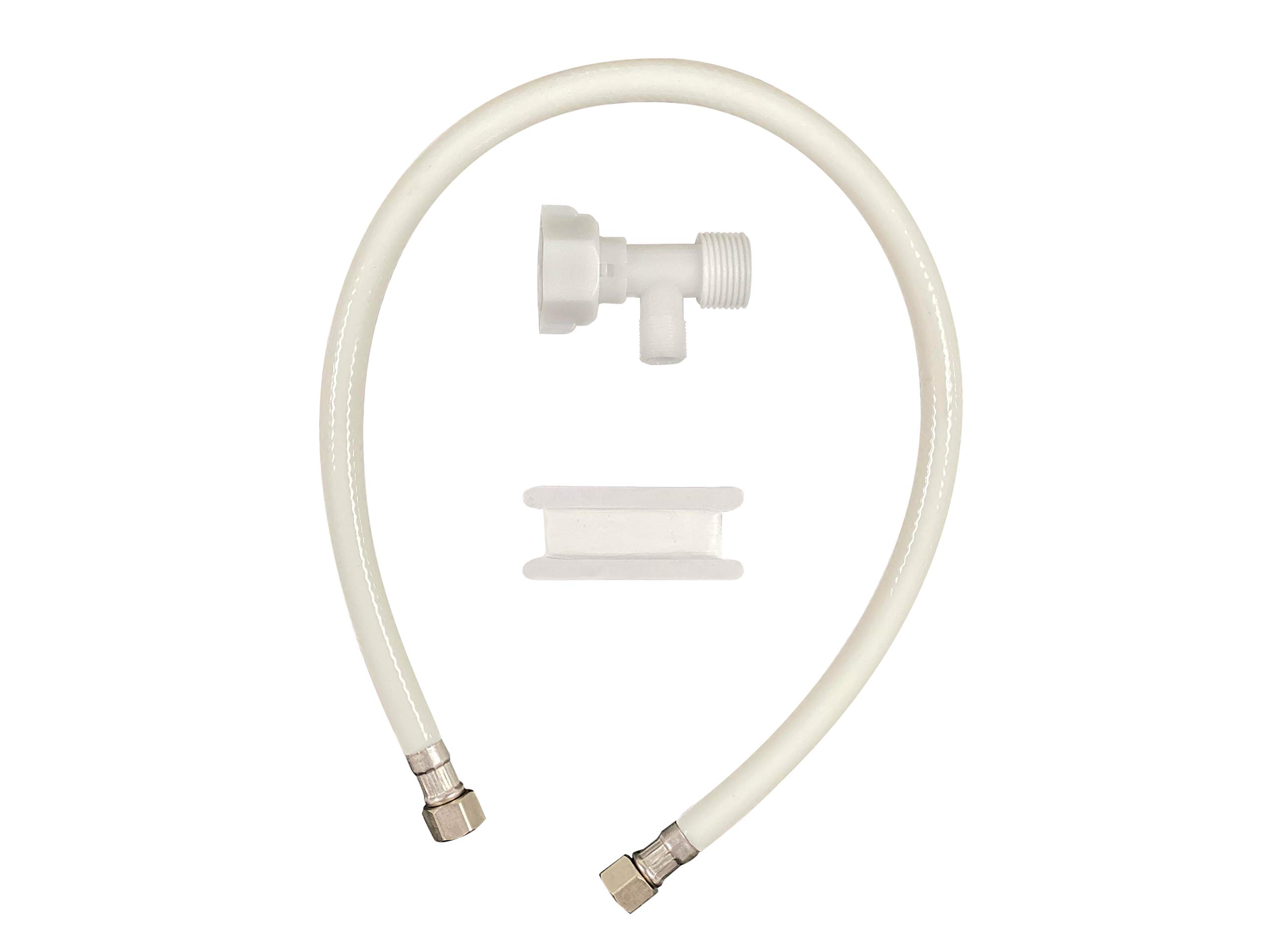 BOSS BIDET T-Adaptor & Hose - Toilet to Bidet - Flexible PVC Hose | Fits UK and European Toilets