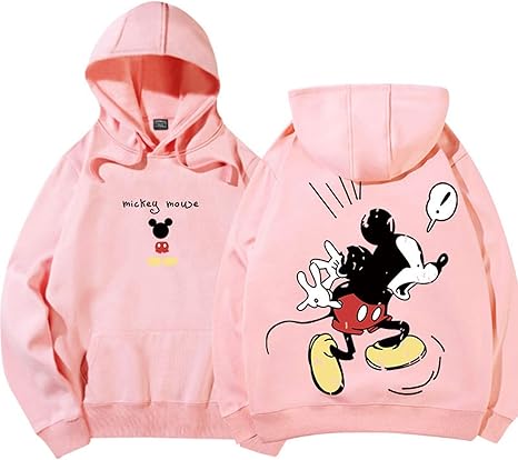 Amazon Co Jp パーカー トレーナー レディース ディズニー ミッキー Mickey Mouse ミッキープリント 長袖 プルオーバー ゆったり 可愛い 柔らかい スウェット トップス カジュアル おしゃれ 大きいサイズ 春秋冬 ホーム キッチン
