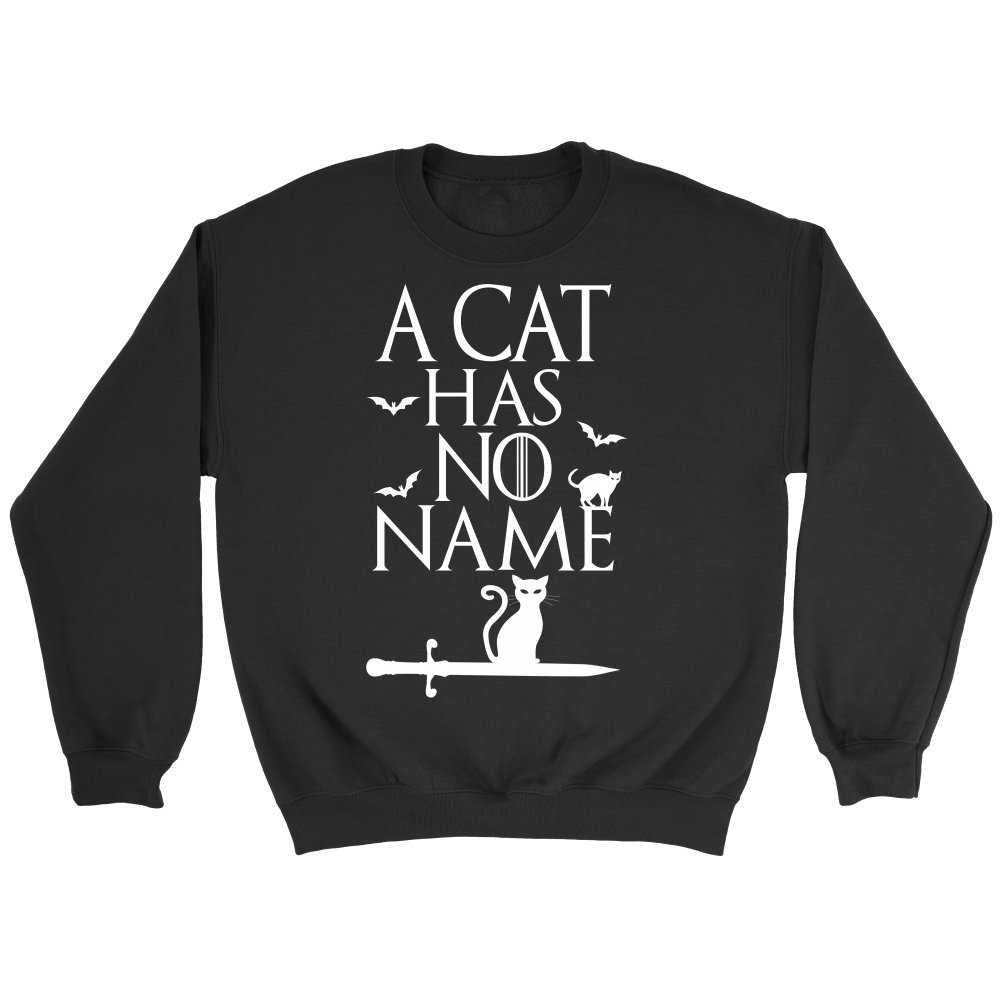 Funny Cat Lovers A Cat Has No Name Long Sleeve cotton fleece comfy sweater crewneck sweatshirts