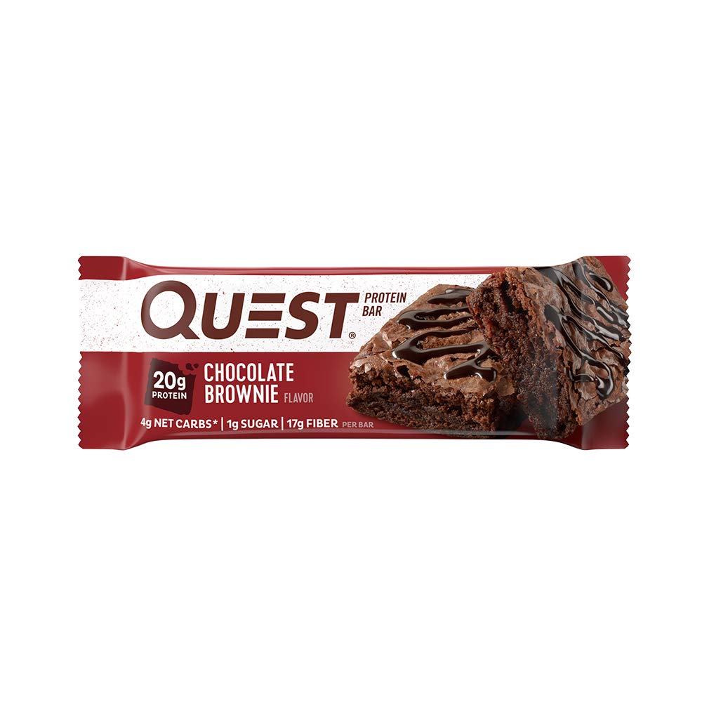 Quest Nutrition Protein Bar, Chocolate Brownie, 20g Protein, 5g Net