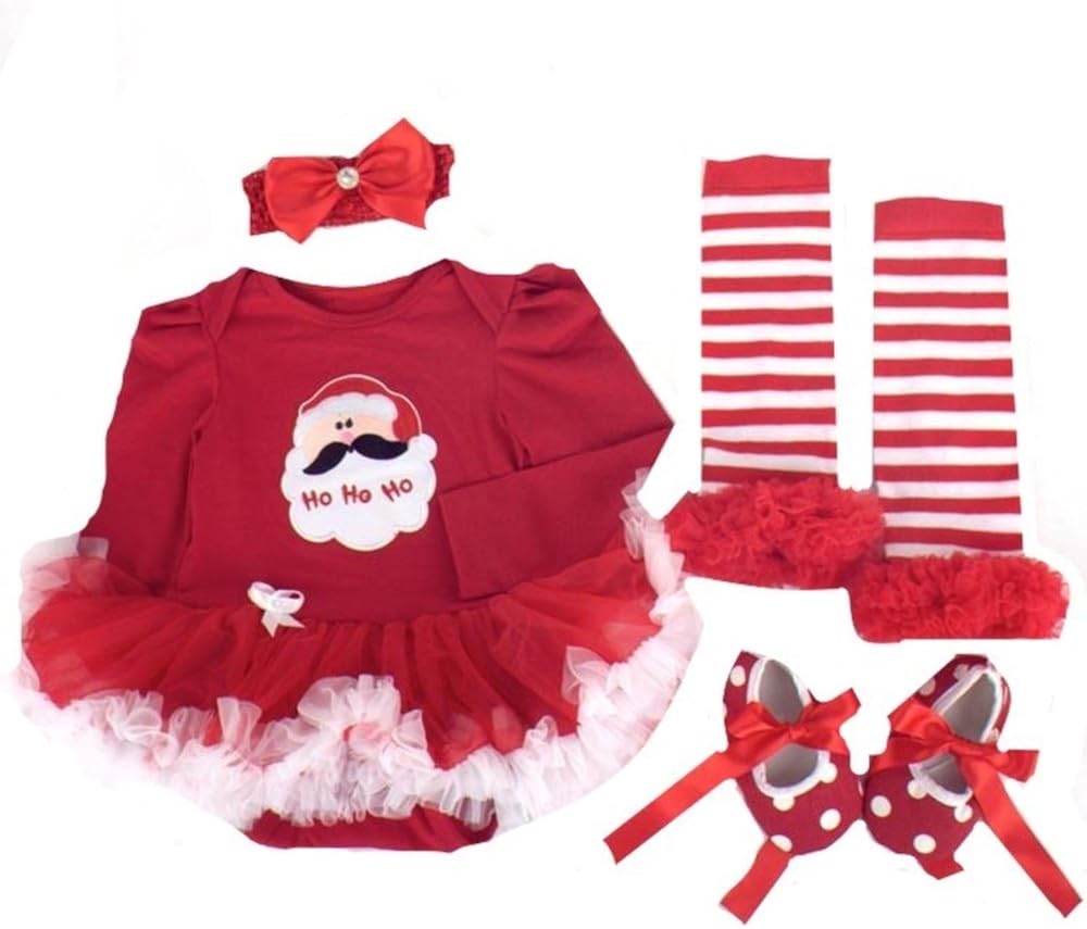 red and white christmas outfit