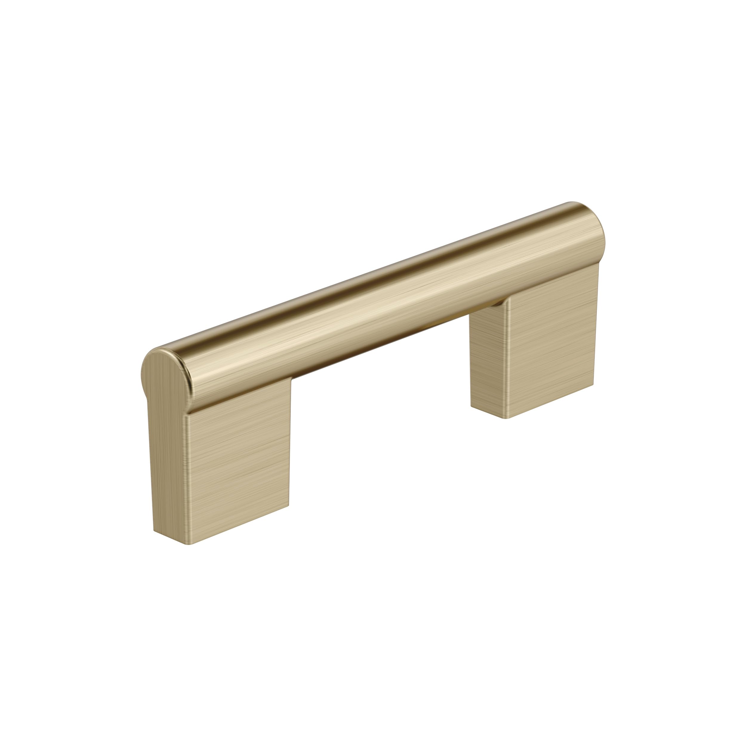 Photo 1 of Amerock Versa 3 inch (76mm) Center-to-Center Golden Champagne Cabinet Pull, BP55530BBZ