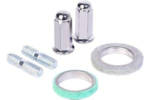 Minho 6PCS Exhaust Bolt 8MM Gasket Kit for Gy6 50cc 125cc 150cc Scooters ATVs Moped Go Karts Taotao Sunl Coolster Jonway Roketa