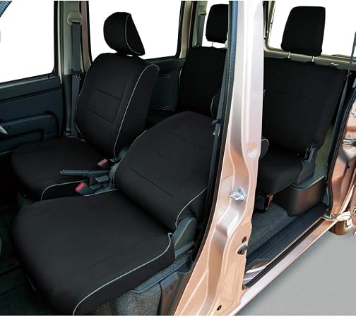 Amazon ボンフォーム シートカバー ウォータープルーフ M4 69ハイゼットc 専用2列車 M4 69ハイゼットc ブラック 4475 71bk シートカバー 車 バイク