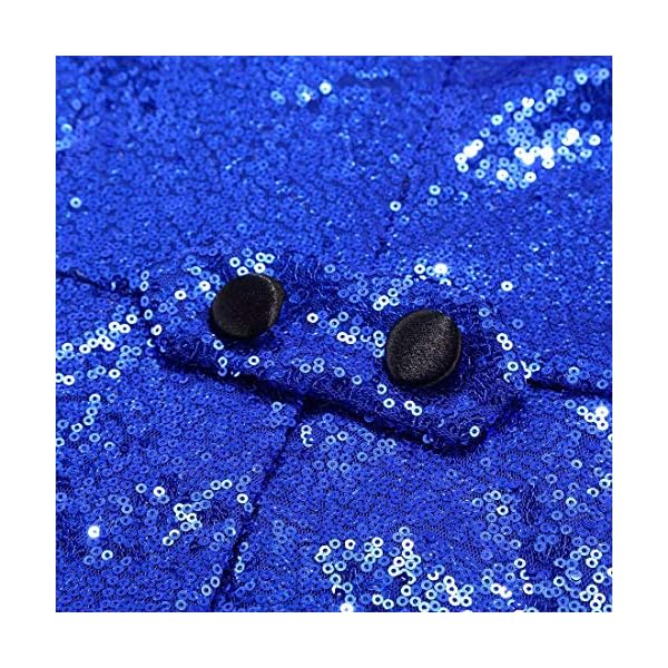 DGMJ Sequins Tailcoat Circus Costume Men for Party Stylish Dinner Jacket Outwear Tuxedo Cosplay Show JK005 - Image 4