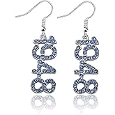 CENWA Z Amicae Sorority Inspired Gift Z Amicae Charm Earrings Graduation Gifts Jewelry for Women