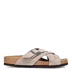 Birkenstock Lugano Soft Footbed Suede Sandals