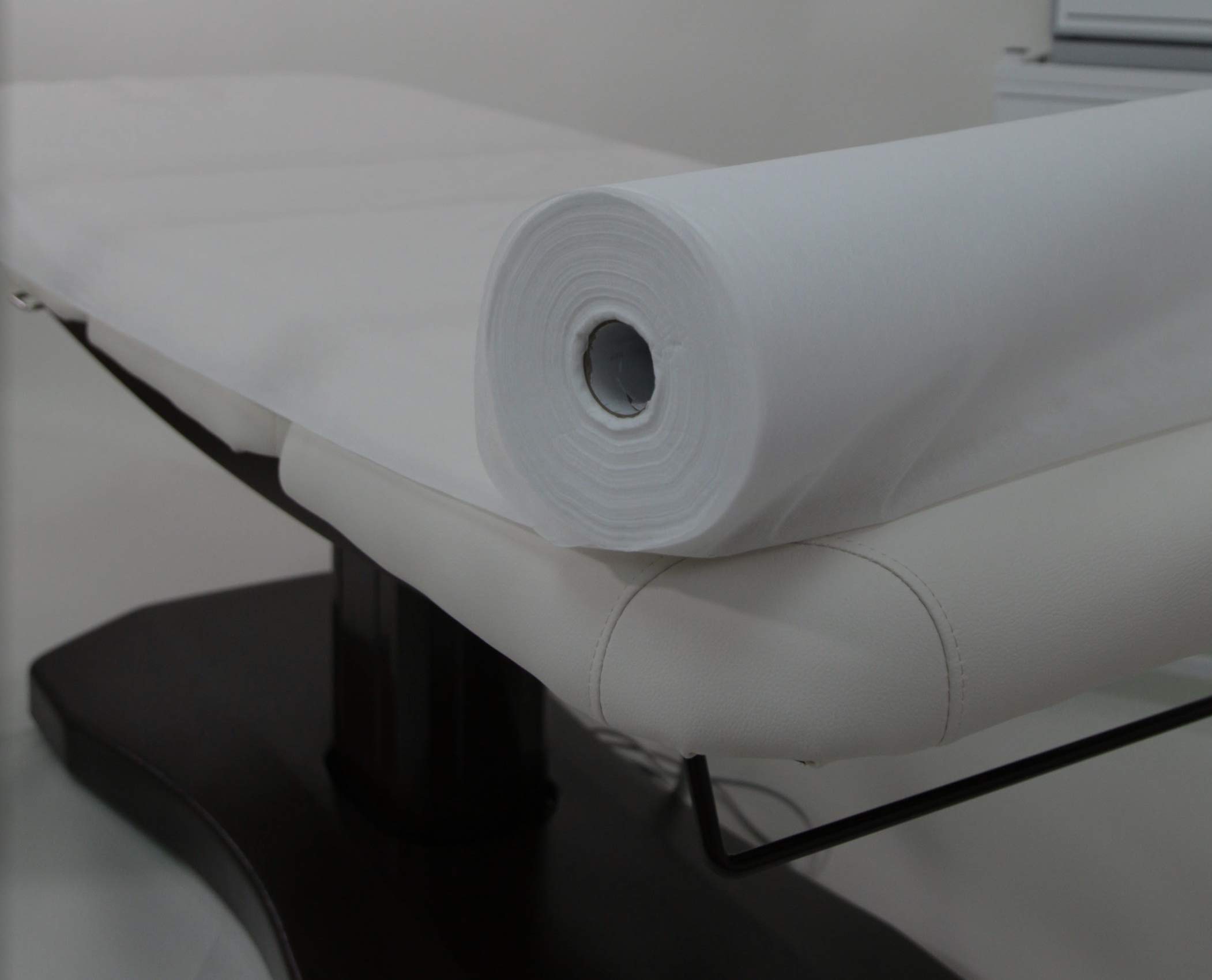 White Disposable NonWoven Bed Cover ROLL Perforated Massage Table