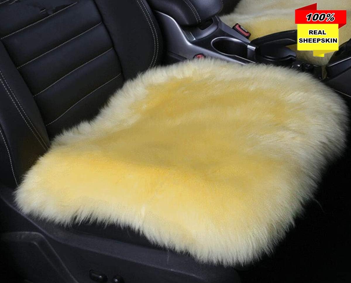 Best beige sheepskin front seat covers