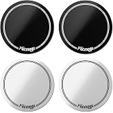 Bass Drum Patch, 4PCS 0.2mm PET, Self-Adhesive Bass Kick Drum Pedal Patch | Protects Bass Drum Heads from Beater Marks &amp; Wear, Extends Drum Head Life, Maintains Clear Tone for Practice &amp; Live Shows