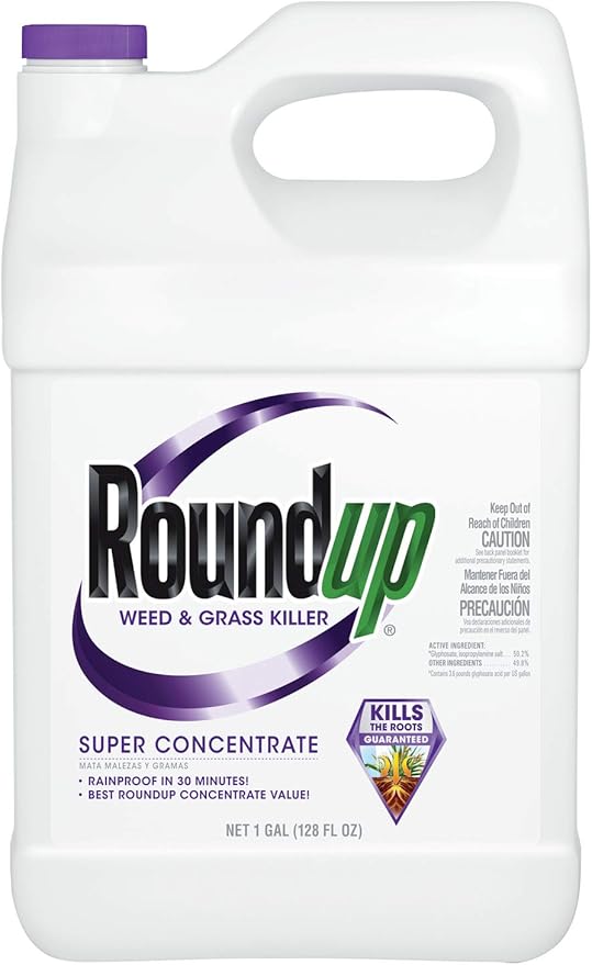 Amazon Com Roundup Weed Grass Killer Super Concentrate 1 Gallon Round Up Weed Killer Garden Outdoor