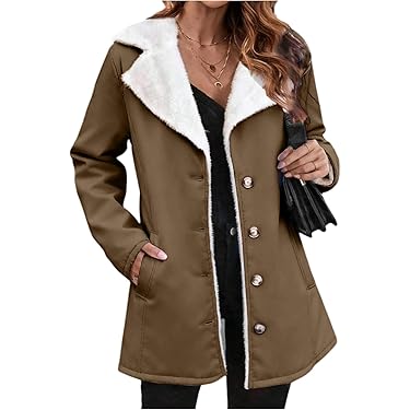 YAOTT Mujer Borla Estilo Retro Capa Chal Abrigo Lana Sintética Cárdigan Casual Cuello Piel Cortavientos Manta Cálida Bufanda Suave Suéter Elegante Chaqueta Ligera A Prueba Viento Albaricoque S