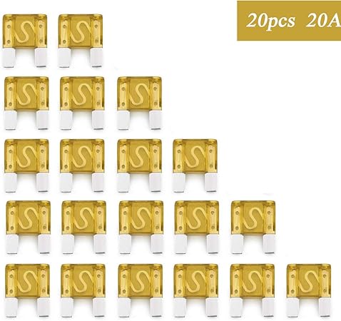 Amazon 個 車 Maxi 平型ヒューズ 大きいサイズ a 自動車のヒューズ切れの交換用 発電機 ウォータータンクファン スターター ヒューズ 車 バイク