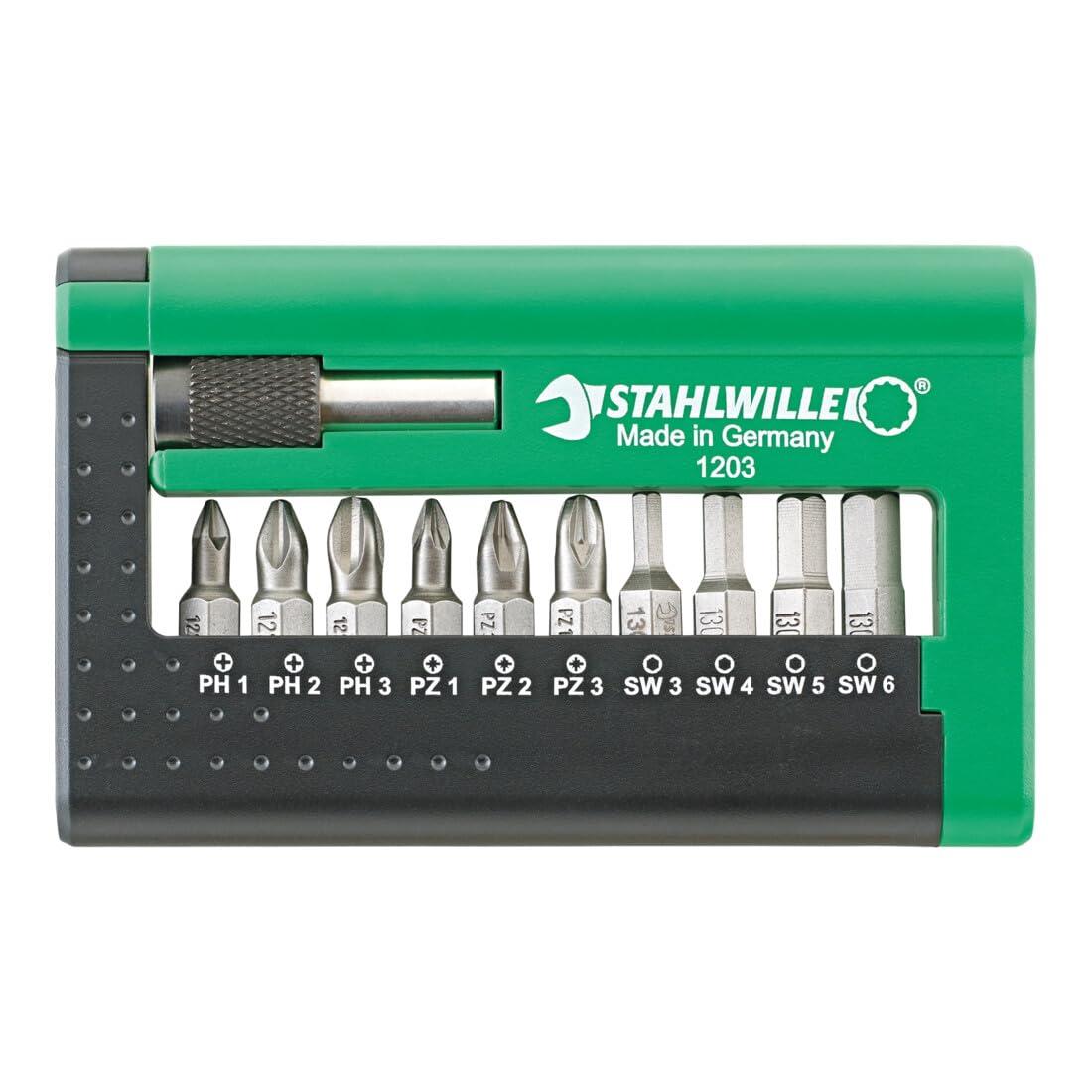 STAHLWILLE 96080115 1203 Set for Electric Drilling Machines Bit Box