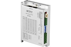 RTELLIGENT RS485 Modbus/RTU Protocol Stepper Driver 2 Phase 5A 24-50V Digital Control Nema 23/24 for 3C Equipment/CNC Machine (NT60)