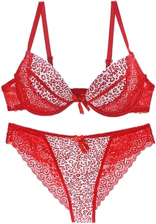 encaje rojo ropa interior