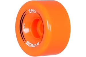 Riedell Zen Wheels - Quad Roller Skate Wheels - 4 Pack of 32mm x 62mm 85A Wheels