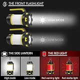 flintronic Rechargeable Camping Lantern 1000 Lumen 6 Modes 3600mAh Power Bank view 2