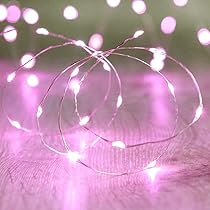 Amazon.com: XIWU Pink Fairy String Lights Battery Operated Amazon.com: XIWU Pink Fairy String Lights Battery Operated